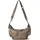 FredsBruder Stines Schultertasche Leder Dark Taupe