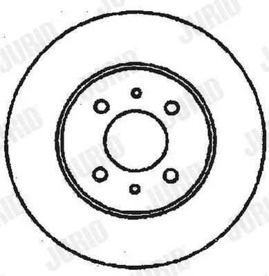 JURID Bremsscheibe 561469jc 258mm 12mm für ALFAROME/Fiat/LANCI Fiat LANCIA ALFA ROMEO