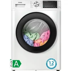 CHiQ Waschmaschine. 8 kg. 16 Programme. Dampfwäsche und Schnellwäsche [Energieklasse A]