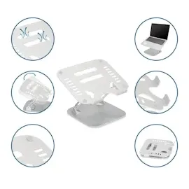 HJH Office Laptopunterlage LAPTOP STAND Aluminium