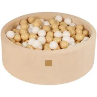 MeowBaby Bällebad, Ecru: Weiß/Beige