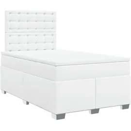 vidaXL Boxspringbett 120 x 200 cm Weiß