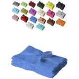 EXKLUSIV HEIMTEXTIL Handtuchset 50 x 100 cm blau 4 St.