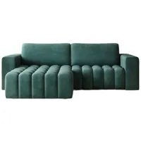 Luxusbetten24 Schlafsofa Designer Sofa Tirina grün