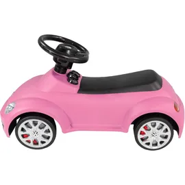 Lemodo VW Beetle Rutschfahrzeug pink mit Hupe, VW lizenziertes Kinderfahrzeug ab 1 Jahr