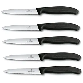 Victorinox Gemüsemesser 10 cm 6-tlg. Schwarz