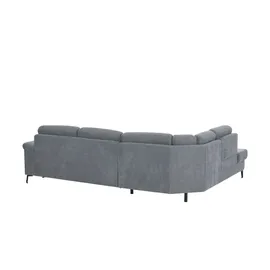 Sofa.de Eckcouch Mikrofaser 3-Sitzer Grau
