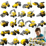 LTHOENG Bausteine Mitgebsel Kindergeburtstag Gastgeschenke, 20 Pack Mini Bausteine Konstruktionsspielzeug,Party Geburtstag Deko,Adventskalender Halloween Kinder Junge Mädchen Party Pinata Geschenk ﻿