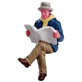 Lemax - Reading Morning Papers, Weihnachtsdorf, Modellbau,