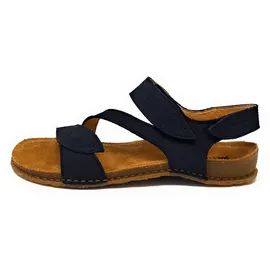 El Naturalista Bequeme Sandalen für Damen, schwarz, 40 EU