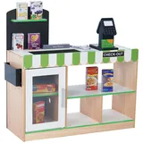 Teamson Kids Austin Holz-Lebensmittelladen mit Tafel und Kasse (TD-13206B)