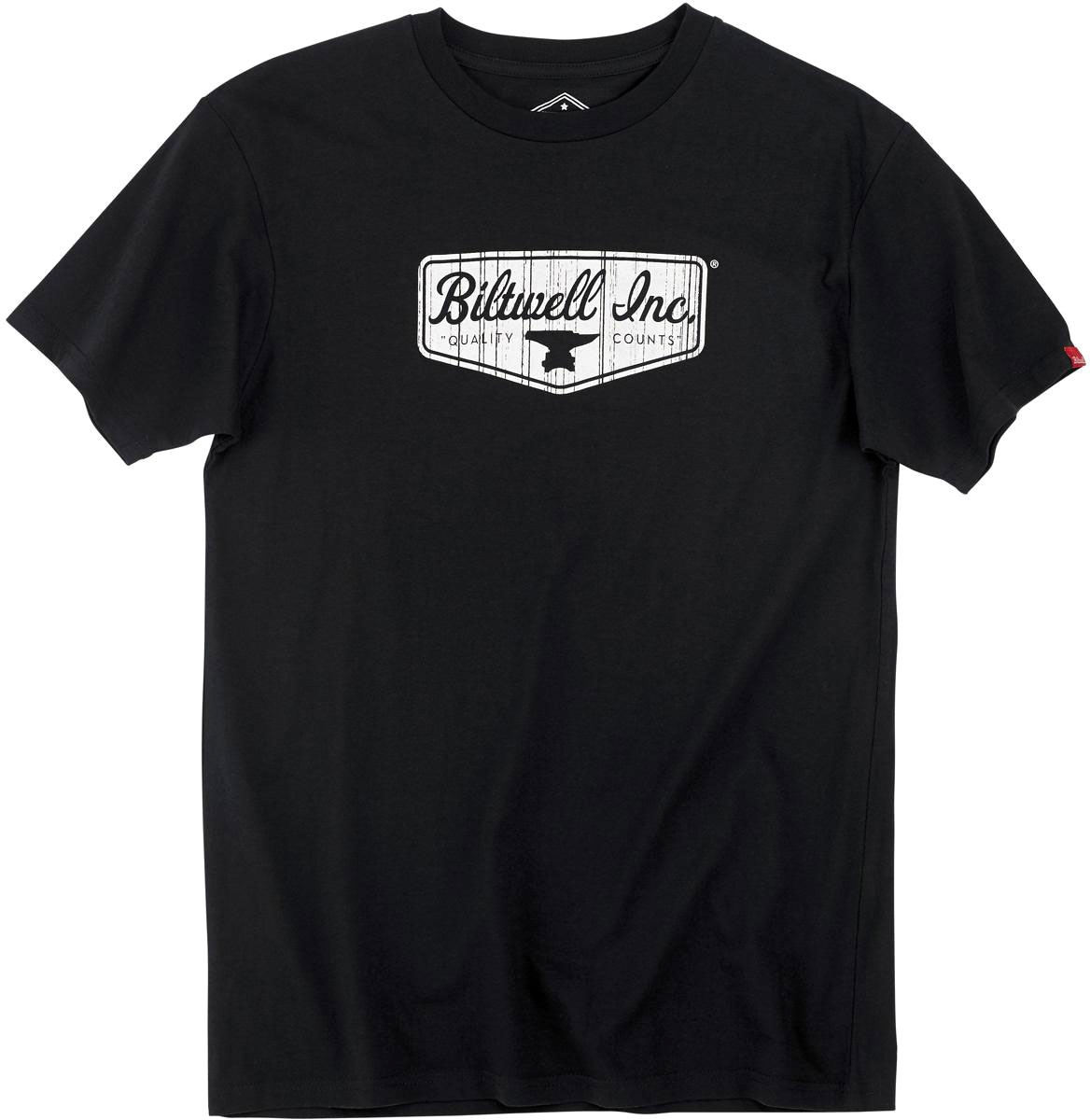 Biltwell Shield, T-Shirt - Schwarz - M