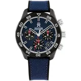 Tommy Hilfiger TH85 Carbon Edelstahl 42 mm 1792183