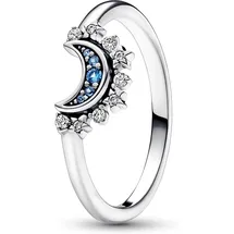 Pandora 192675C01 Damen-Ring Himmlischer Blau Funkelnder Mond, 60/19,1