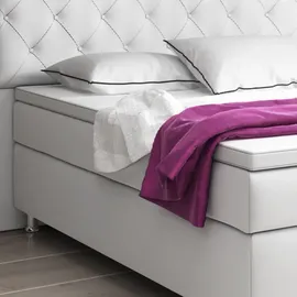 Inter Trading Boxspringbett Turin 180x200 cm Weiß