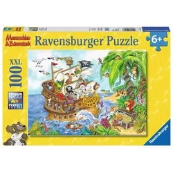 RAVENSBURGER 10628 Kinderpuzzle Piraten auf See