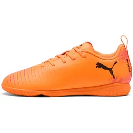Puma Future 8 Play Hallenschuhe Kinder Heat Fire/Black/Ravish 32