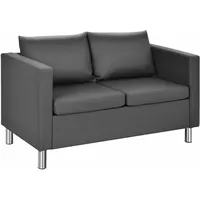 Sofagarnitur 2 Sitzer Sofa Couchgarnitur Loungesofa Relaxsofa Ecksofa mit Kissen