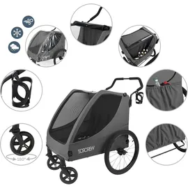 509 crew de gmbh Bollerwagen Trekker II grau