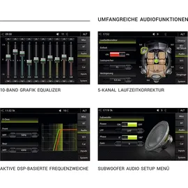 Zenec Z-N975 – 1-Din Autoradio, Multimediasystem mit 9“/22,9 cm Touchscreen, Mediencenter mit DAB+, Wireless Android Auto