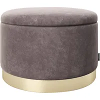 Playboy Pouf 55 x 35 x 55 cm Altrosa Samt