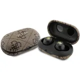 GUESS 4G PU Metal Logo (5 h), Kopfhörer, Braun