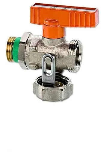 SIMPLEX KFE-Kugelhahn 1/2'' Durchgangsform für SOLAR - selbstdichtend - PN16 - vernickelt