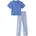 Pyjama 134/140 blau blau Pyjama