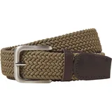 JACK & JONES Gürtel JACSPRING Leder grün 90