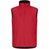 New Wave Classic Softshell Weste Rot L