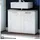 Bega BBK Waschbeckenunterschrank 80 x 66 x 32 cm Weiß