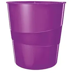 LEITZ 5278 Papierkorb 15,0 l violett metallic