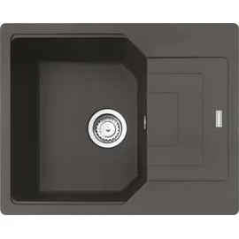 Franke Maris UBG 611-62 links Einbauspüle schiefergrau 620 x 500 mm Drehknopfventil
