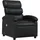 vidaXL Massagesessel Kunstleder 92 x 99,5 x 0 cm Schwarz mit Fernbedienung