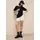 TAMARIS Radlerhose Jersey Schwarz/Weiß 36