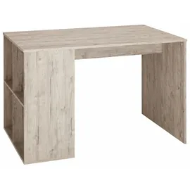 FMD Schreibtisch mit 4 seitlichen Fächern