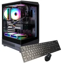 gamemax Gaming-PC Ryzen 5 5500 32 GB RAM 1 TB SSD RTX 5050 Windows 11