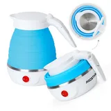 Aigostar - Mini Faltbarer Wasserkocher Klein, Tragbarer Reisewasserkocher