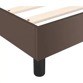 vidaXL Boxspringbett 140 x 190 cm Braun