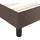 vidaXL Boxspringbett 140 x 190 cm Braun