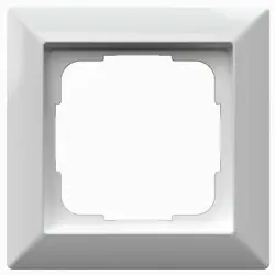Eberle 007190045001 Abdeckrahmen 55x55 Format, RAL 9010 glänzend Abdeckrahmen 55x55 Design A - RAL9010, glzd.