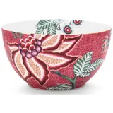 Pip Studio 51003195 Flower Festival scallop Bowl dark pink 15 cm (1 Stück)
