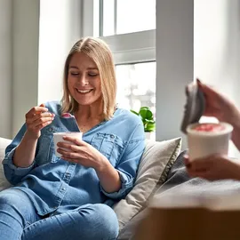 Springlane Eisbehälter rund grau 0,4 l 4-teiliges Set