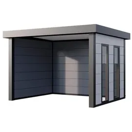 Telluria Gartenhaus Singolo 3,58 x 2,98 m Weiß