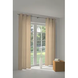 Vorhang ADAM "Easy Diamond" Gr. 3, gelb (curry), B:145cm H:225cm, Jacquard, Baumwolle (Bio-Baumwolle), Gardinen