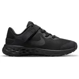 Nike Revolution 6 FlyEase Easy On/Off Sneaker Kinder 001 black/black-dk smoke grey 28.5