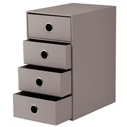 Schubladenbox Soho taupe SOHO 1524452494