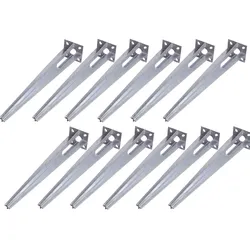 12x Bodenhülse Einschlaghülse für Ø 34 mm Bodeneinschlaghülse 50 cm Länge Zau...