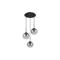 GLOBO Lighting Pendelleuchte BARRY schwarz , Maße cm B: