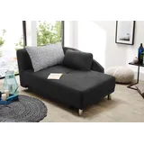 Jockenhöfer Gruppe Recamiere »Roy«, Chaiselongue mit Bettfunktion und Bettkasten, inklusive Federkern grau